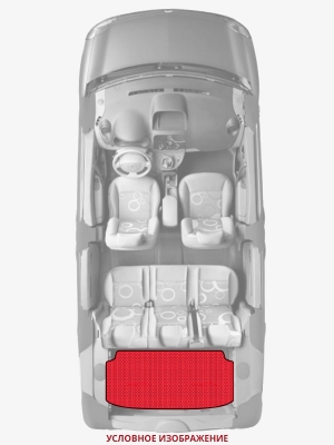 ЭВА коврики «Queen Lux» багажник для Honda Fit II